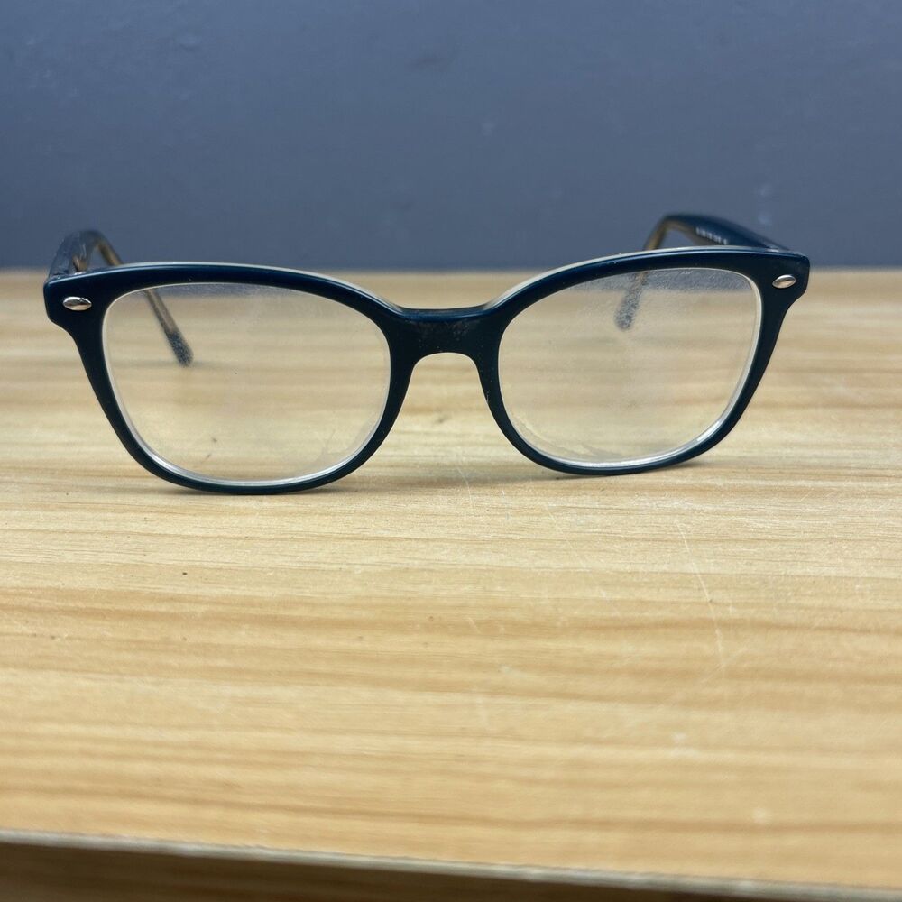 Ray-Ban Eyeglasses Frame RB 5285 5763 Blue Full Rim 53-19-145  FRAMES ONLY - Picture 2 of 7